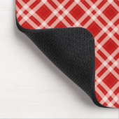 Tartan in rood muismat (Hoek)