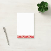 Tartan in rood post-it® notes (Kantoor)
