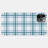 Tartan in turquoise... Case-Mate iPhone case (Achterkant (horizontaal))