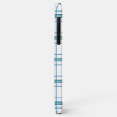 Tartan in turquoise... Case-Mate iPhone case (Achterkant/links)