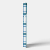 Tartan in turquoise Case-Mate iPhone case (Achterkant / Rechts)