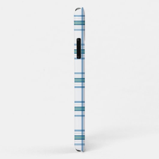 Tartan in turquoise... Case-Mate iPhone case (Achterkant/rechts)