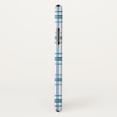 Tartan in turquoise... Case-Mate iPhone case (Achterkant / rechts)