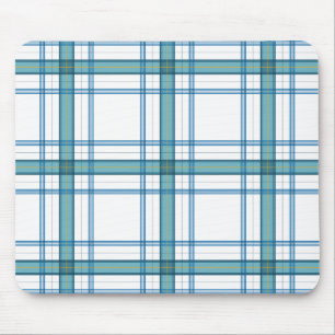 Tartan in turquoise muismat