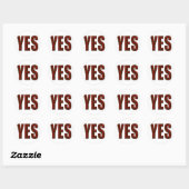 Tartan Ja Ronde Sticker (Vel)