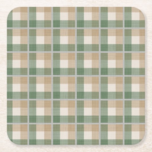 Tartan Kartonnen Onderzetters (Voorkant)