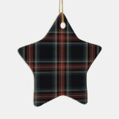 Tartan Keramisch Star-Ornament Keramisch Ornament (Rechts)