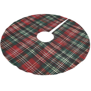 Tartan kerstboom basis Hoesje omhoog Rok