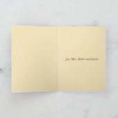 Tartan kerstkaart feestdagen kaart (Binnen)