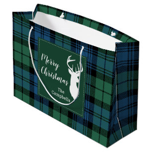 Tartan Kerstmis Clan Campbell Persoonlijke spelreg Groot Cadeauzakje