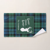 Tartan Kerstmis Clan Campbell Persoonlijke spelreg Handdoek (Handdoek)