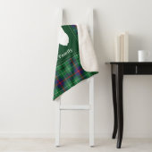 Tartan Kerstmis - startpunt gepersonaliseerd Sherpa Deken (In situ)