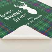 Tartan Kerstmis - startpunt gepersonaliseerd Sherpa Deken (3/4)