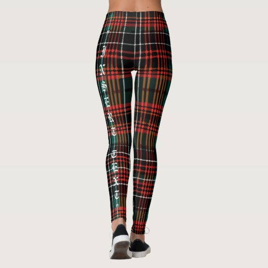 Tartan Leggings (Achterkant)