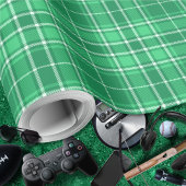 Tartan - Levendig donkergroen tot lichtgroen Cadeaupapier