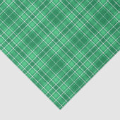 Tartan - Levendig donkergroen tot pastelgroen Tissuepapier (Detail)