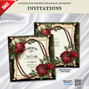 TARTAN LINT UITVAART CEREMONIE UITNODIGINGEN