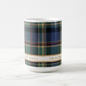 Tartan Merry Christmas Gold Frame ID1141B Koffiemok (Center)