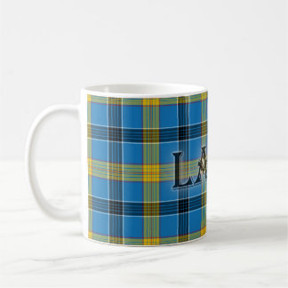 Tartan met de achternaam koffiemok