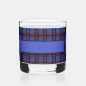Tartan met juweeltonen whisky glas (Rechts)