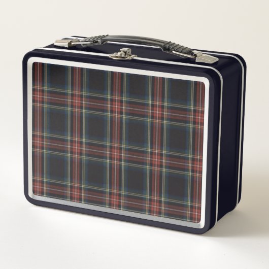 Tartan Metal Lunchbox (Voorkant)