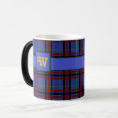 Tartan mok met juweeltonen (Voorkant links)