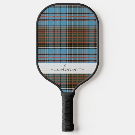 Tartan Monogram Pset Script Clan Anderson Pickleball Paddle (Voorkant)