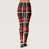 Tartan Naadloze Tegels Leggings (Achterkant)