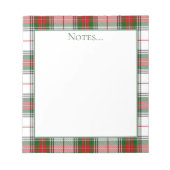 Tartan noteblok notitieblok (Voorkant)