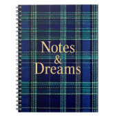 Tartan notebook notitieboek (Voorkant)
