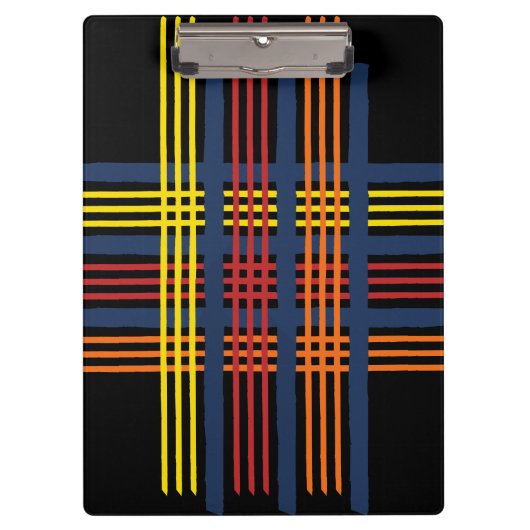 Tartan Notitieboek Klembord (Voorkant)