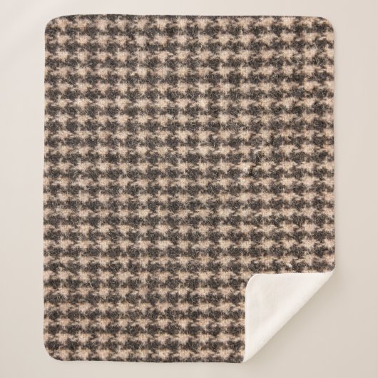 Tartan ontwerp doek textuur sherpa deken (Voorkant)
