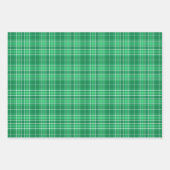 Tartan - Pastel Groen naar Donkergroen Anders Inpakpapier Vel (Voorkant 3)