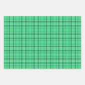 Tartan - Pastel Groen naar Donkergroen Anders Inpakpapier Vel (Voorkant 2)