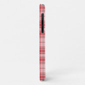Tartan - Pastel Roze met Cerise en Maroon Rood Case-Mate iPhone Case (Achterkant/links)