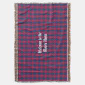 Tartan - Patriottisch - Rode Blauwe Witte Stars Deken (Voorkant Verticaal)