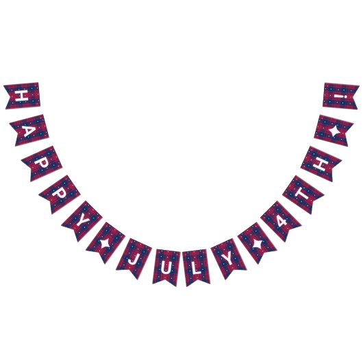 Tartan - Patriottisch - Rode Blauwe Witte Stars Vlaggetjes (Alle)