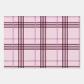 Tartan Patroon Blauw Roze Groen kerstcadeau Inpakpapier Vel (Voorkant)