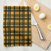 Tartan patroon keukenhanddoek (Quarter Fold)