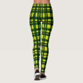 Tartan patroon leggings (Achterkant)