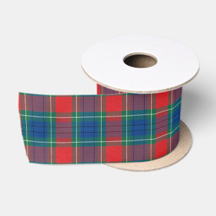 Tartan patroon rood groen blauw Schots geruit Satijnen Lint