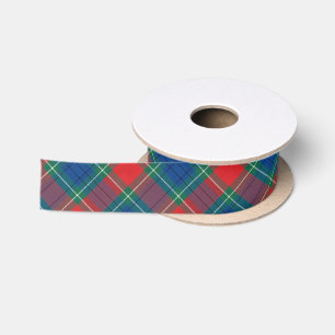 Tartan patroon rood groen blauw Schots geruit Satijnen Lint