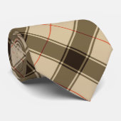 Tartan Patroon Stropdas (Opgerold)