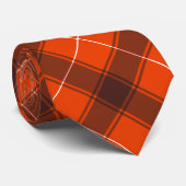 Tartan Patroon Stropdas (Opgerold)