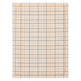 tartan patroon wit grijs wit naam tafelkleed