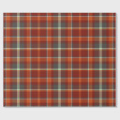 Tartan Pattern11 Paprika en Stone Grey ID210 Cadeaupapier (Vlak)