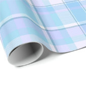 Tartan Pattern12 Sky Blue ID210 Cadeaupapier (Rol Hoek)
