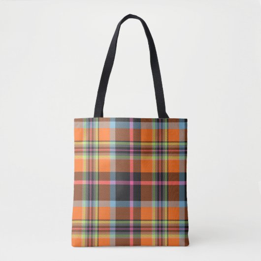 TARTAN PATTERN 9 TOTE BAG (Voorkant)