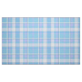 Tartan Pattern Blue and White ID210 Stof (Fat Quarter)
