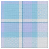 Tartan Pattern Blue and White ID210 Stof (Close Up)